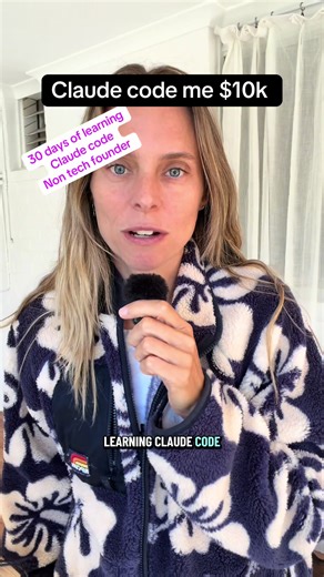 Claude Code made me $10K When I started, every YouTube tutorial was a dude building an app. I don't build apps. I run a business. So I figured out what Claude Code could do for that. I built a content dashboard that tracks all my TikTok analytics and shows me exactly what's working. I ran a full SEO audit on my website — pages, keywords, technical issues, competitor gaps. I built a personalised onboarding system for my membership. I built a tool that converts custom GPTs into Claude projects so 