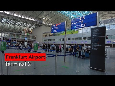 Frankfurt Flughafen Fra - Airport Terminal 2 - Germany - Juni 2021 - Reopen after Lochdown