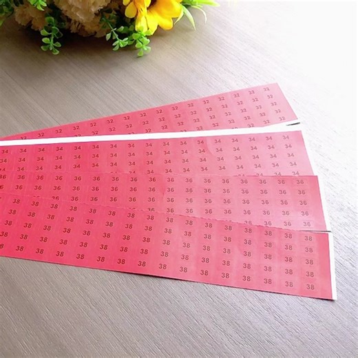 Custom paper small size stickers #sticker #label #papersticker #logostickers #smallsticker #sizelabelsforclothing