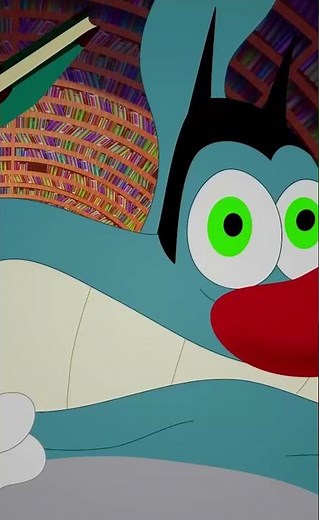 No noise in the library please #Shorts #oggy | Cartoon for kids