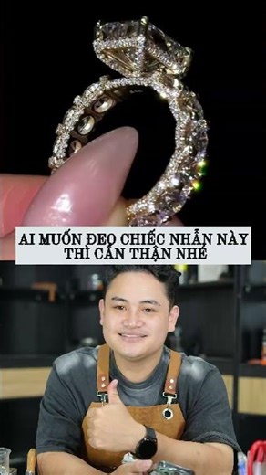 Be careful if you want to wear this ring! #K202 #MTS405 #a4 #moissanite #c