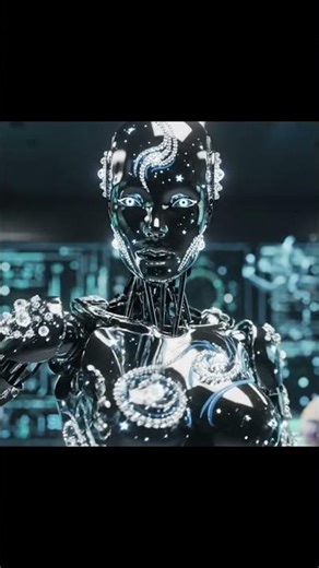 sentient robotic woman #fantasyart #aiart