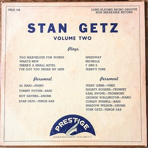 Stan Getz - Volume Two
