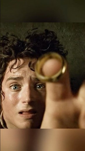 Frodo first put on the Ring because his foot slipped. #movie #film #series #shorts