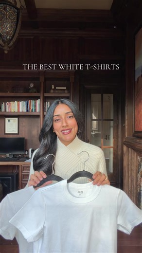 After years of searching for the perfect white t-shirt, I’ve finally found the two best options. Both are under $30, aren’t see-through, and don’t shrink in the wash. The first is the Crew Neck Tee from @UNIQLO USA, and the second is the Homestretch Tee from @Aritzia. I’m wearing a size small in Uniqlo and a size medium in Aritzia for reference. #perfectwhitetee #wardrobeessential #capsulewardrobe