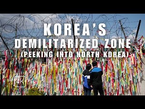 Korea's Demilitarized Zone (DMZ) & Peeking into North Korea! [4K]