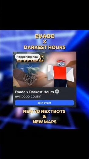 Evade x darkest hours #robloxevade #evade #fyp