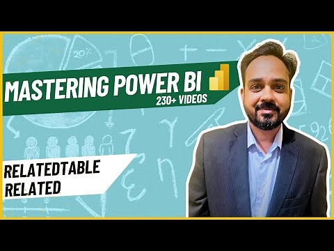 Power BI Tutorial Series for Beginners Part 92: Relatedtable, Related| Copy Data across Tables