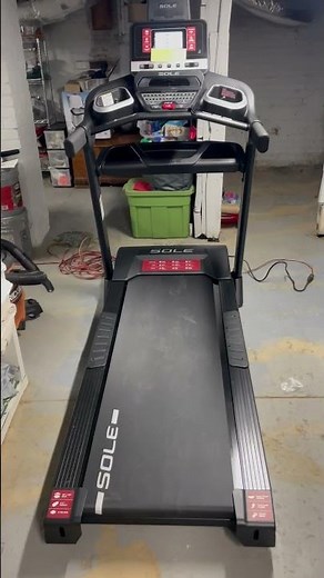 Assembly of a Sole F63 treadmill.
