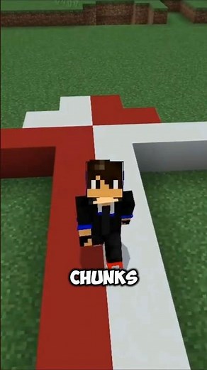 Find CHUNK BORDERS in Minecraft Bedrock! 🔳🏳️ #minecraft #tutorial #minecrafttutorial #minecraftpe