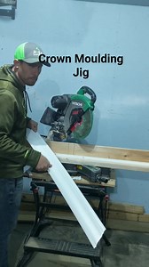 crownmoulding #jig #mitersaw #diy #tools | Go Build Stuff