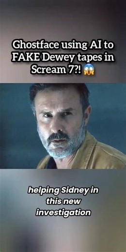 Ghostface using AI to FAKE Dewey tapes in Scream 7?! 😱🔪