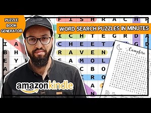 KDP Word Search Puzzles With Puzzle Generator | تصميم كتب الووردسيرش | أمازون كيندل