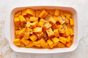 Roasted Maple Butternut Squash is a perfect veggie side dish!