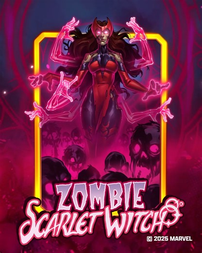 When magic meets mayhem… and a bit of decay. Get Zombie Scarlet Witch in the Undead Horde Season Pass, plus exclusive cosmetics and rewards. | MARVEL SNAP