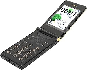 PUSOKEI 2G Unlocked Classic Flip Phone for Seniors, 2.8in HD Screen Clamshell Mobile Phone Dual SIM Flip Cell Phone 5900mAh Long Standby Rugged Vintage Flip Phone with Flashlight,