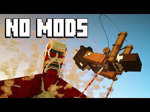 ODM GEAR x SHINGEKI NO CRAFT | Attack on Titan in Minecraft