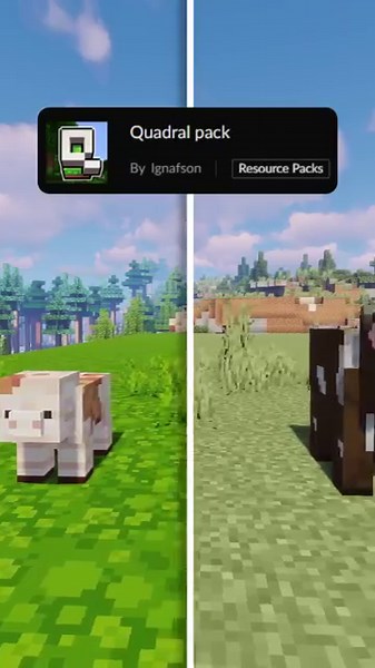 Minecraft BEST Texture Packs #shorts #minecraft