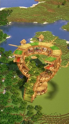 Minecraft circle house 🏡 #minecraft #minecraftshorts #minecraftsurvival