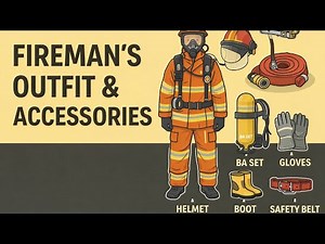 Fireman’s Outfit and Accessories Explained | Marine Eng Videos | Shipboard Fire Safety