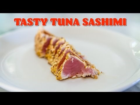 EASY TUNA SASHIMI - tasty with albacore or yellowfin