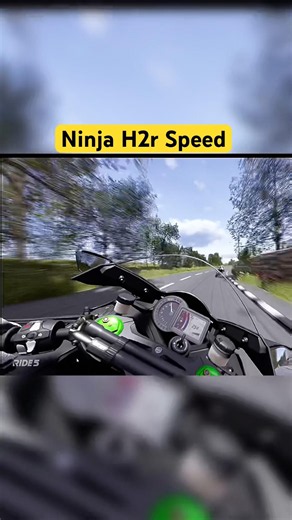 Top speed World fastest bike ninja H2r #h2rkawasaki #youtubershorts #h2r #ninjah2r