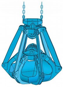 [Hot Item] Electric Hydraulic Wire Rope Grab Bucket Single Double Four Rope