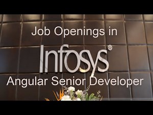 Angular developer jobs | Infosys