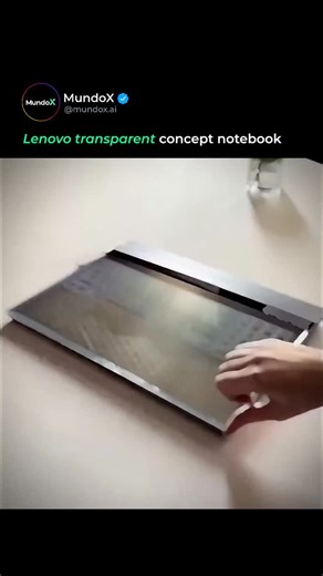 MundoX on Instagram: "Lenovo unveils a stunning leap in design with its transparent concept laptop, featuring a fully see-through screen and keyboard. This innovation combines cutting-edge materials and display technology to create a device where you can literally see through the entire system. While still a concept, it showcases what future laptops might look like, blending aesthetics with function in unprecedented ways. Practical challenges like durability and privacy remain, but it pushes the