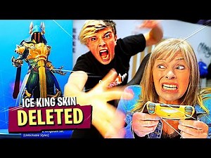 DELETING MORGZ *NEW* $1000 FORTNITE SKIN!! (Season 7 Ice King Skin)