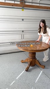 Hate your kitchen table? I’ll show you how to fix it 😍 #kitchentable #tablemakeover #furnitureflip #diyproject #Woodstain #oaktable | Touch of Townsend