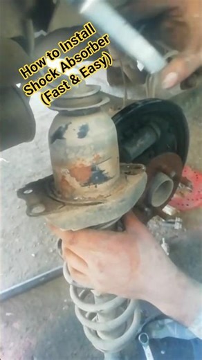 How to Install Shock Absorber (Fast & Easy) #youtube #shorts #easy