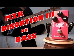 MXR M-115 Distortion III (Bass Demo)