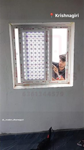 Upvc sliding window fitting upvc windows upvc sliding window #upvc #construction #upvcwindow #upvc