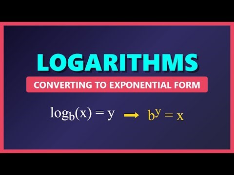 Solving Logarithmic Equations: Converting to Exponential Form