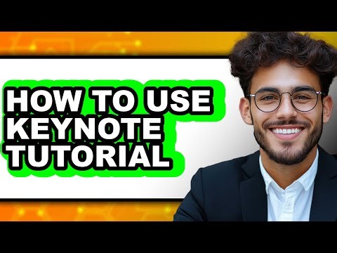 How to Use Keynote Tutorial (only Way)