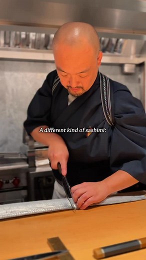 19K views · 960 reactions | Sashimi of belt fish, Kappo Sato style * | Kappo Sato | Facebook