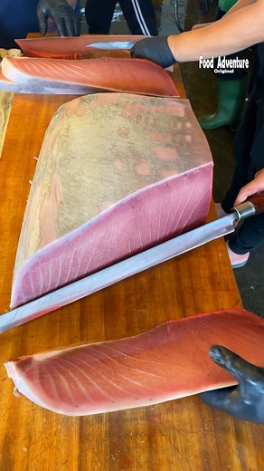 1.4M views · 8.3K reactions | Wagyu or something else? guess this marbled meat  #FoodMystery #WagyuLook #KnifeSkills #ViralVideo | Food Adventure | Facebook