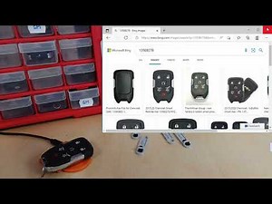 Key Identification example Chevrolet Tahoe 2018 Smartkey