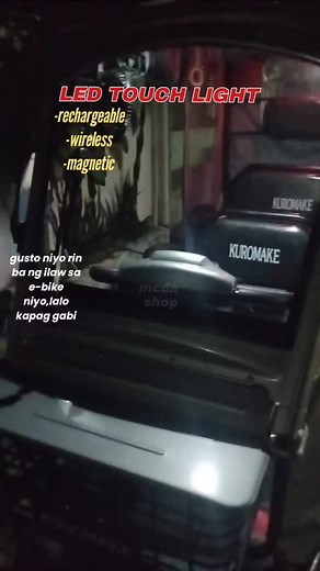 mini LED TOUCH LIGHT can be use in daily and anywhere that required lighting #minilight #ledlight #magneticlight #fyp #ebike #ebikelight #wirelesslight #rechargeablelight