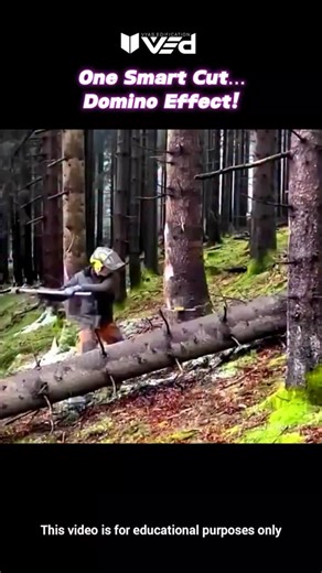 One Smart Cut… Domino Effect! 🌲🔥 Physics of Falling Trees #shorts #physics #momentum #gravity #force dominoeffect mechanics chainreaction science stem engineering reallifephysics energytransfer motion ytshorts This isn’t luck — it’s applied physics. 🌲 The first cut is made with a precise directional force. 🔁 As one tree falls, momentum transfers to the next. 🌍 Gravity supplies continuous energy for the entire cascade. A perfect real-life example of force direction, momentum transfer, and gr