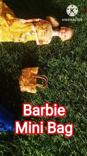 Wow Wonderful Barbie diy Matching Minibag #shorts #miniatureshorts #barbiebag #barbieminibag