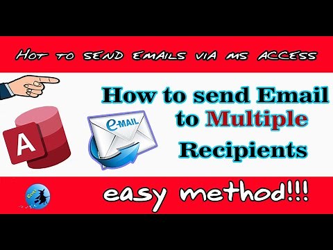 Send email to Multiple Recipients using ms access | send emails using ms access
