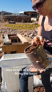 18K views · 320 reactions | Laying more earthbags for our root cellar build! . #ourselfreliantlife #selfreliant #earthbag #offgrid #offgridliving #offgridlife #homesteading #selfsufficient #selfsustainable #selfreliance #selfrelianceissexy | Our Self-Reliant Life | Facebook