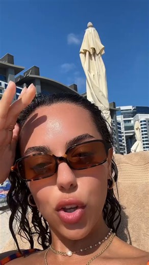 1.5K views · 13 reactions | Nothing beats the feeling of spending a day at one of Dubai’s stunning beaches! ☀️ Soft sands, crystal-clear waters, and endless relaxation—pure bliss.  sara.shammout #VisitDubai | Visit Dubai | Facebook