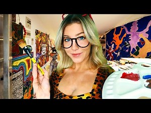 ASMR INAPPROPRIATELY PAINTING YOU 🎨 Deeply Relaxing Personal Face Attention For Sleep