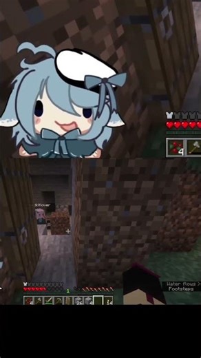 Im very scared of spiders(dunno if it is too loud) #pngtuber #minecraft #fypシ
