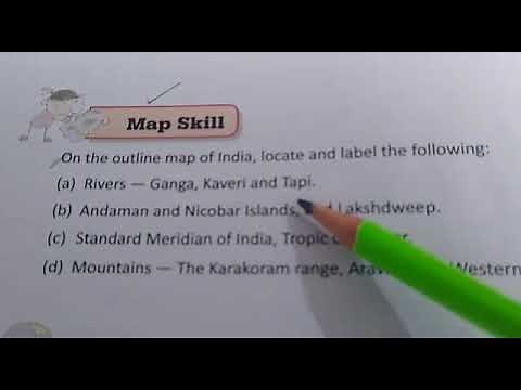 DAV Nahan, Class VI, Social Science, Ch. 6 ( Map work)