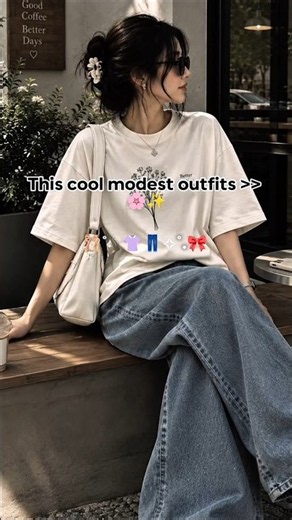Cool casual modest outfits #modestfashion #collegeoutfits #baggyjeans #ootd #fashion #shorts