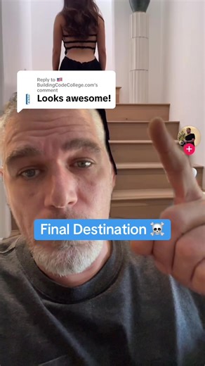 Replying to @🇺🇸 BuildingCodeCollege.com #greenscreen Intent and purpose #buildingcodes #glennmathewson #stairways